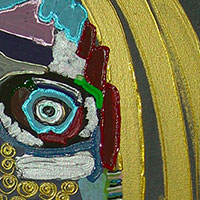 Peinture acrylique, peinture de contours 3D